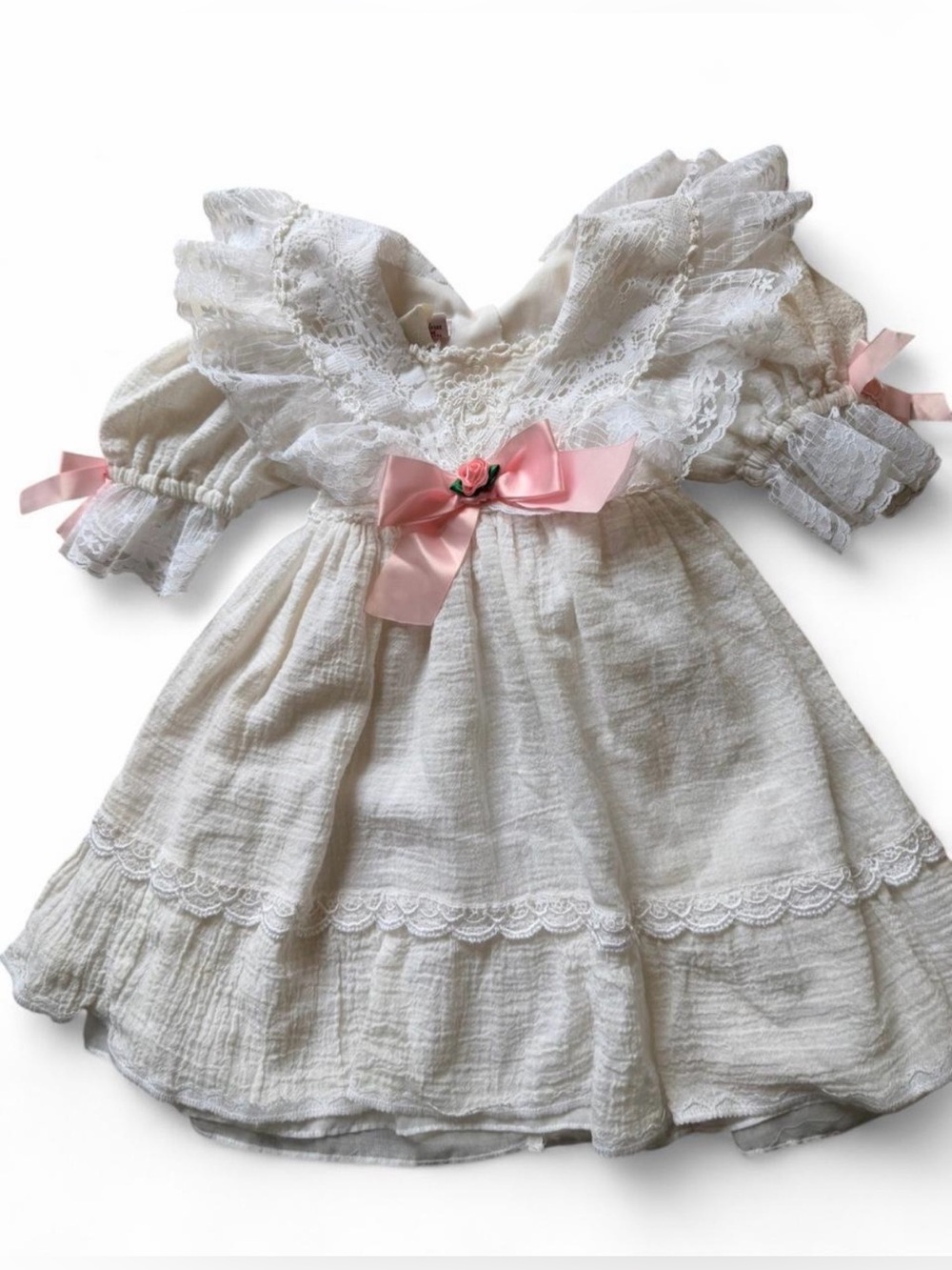 Vintage Dorissa Nicole Lace Cottagecore Dress 2T